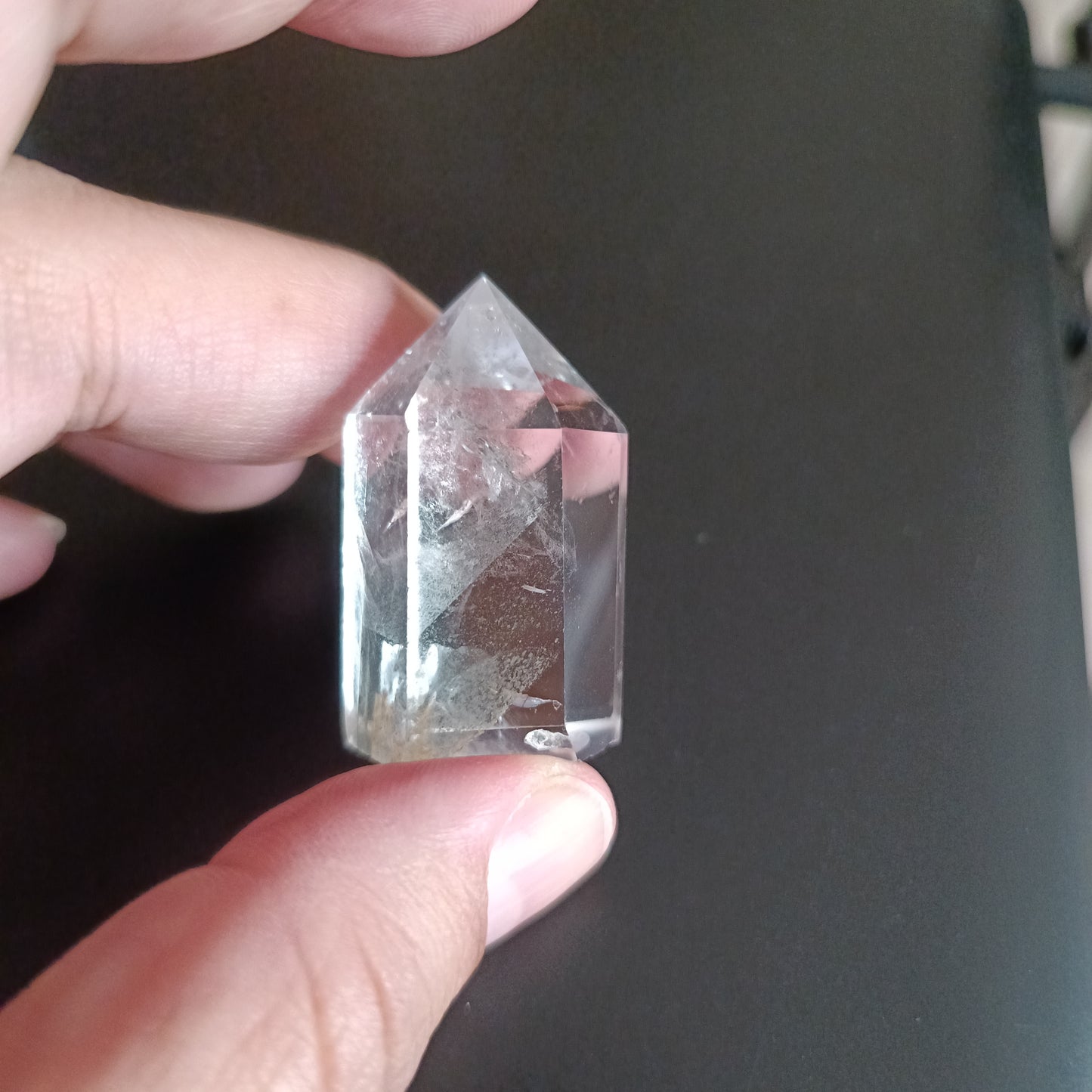 Punta Generadora de Cuarzo Cristal de Roca