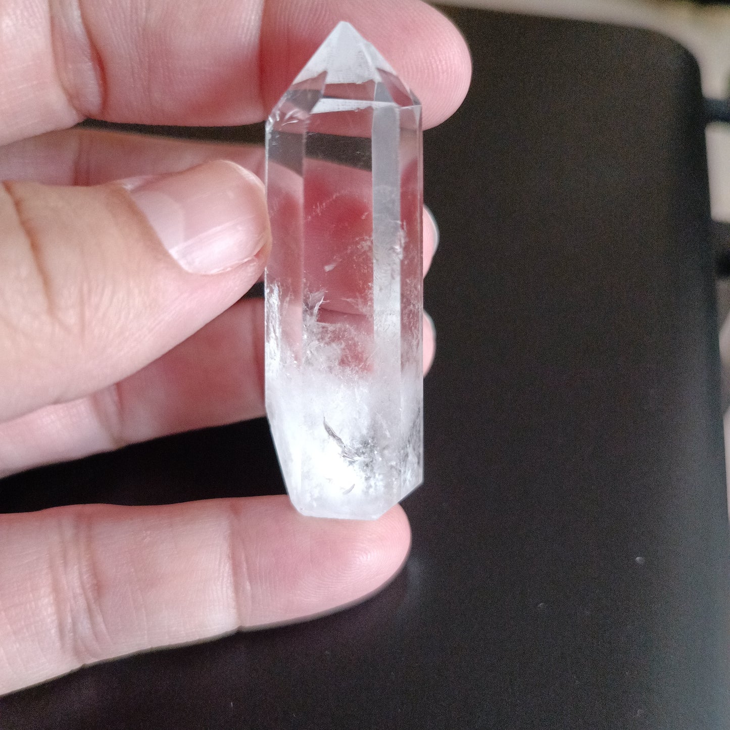 Punta Generadora de Cuarzo Cristal de Roca
