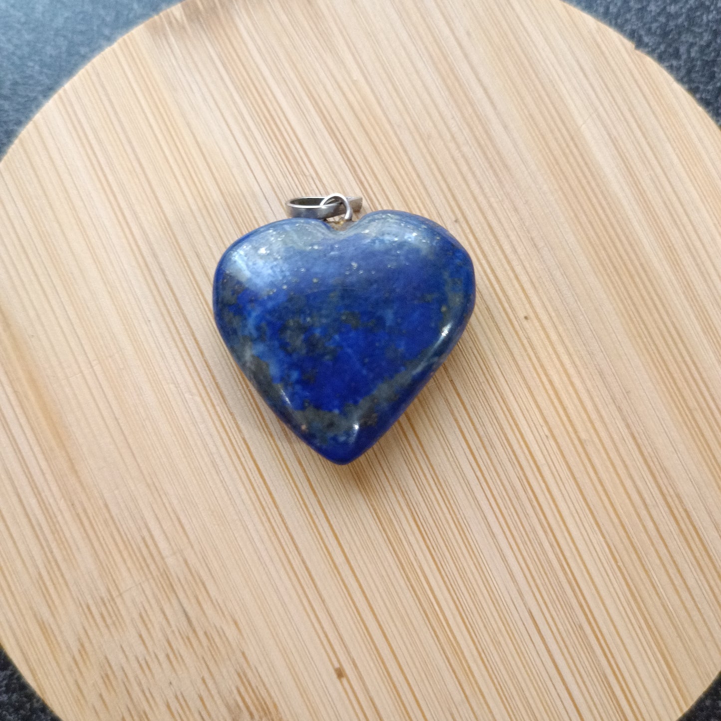 Colgante Lapislázuli forma de corazón