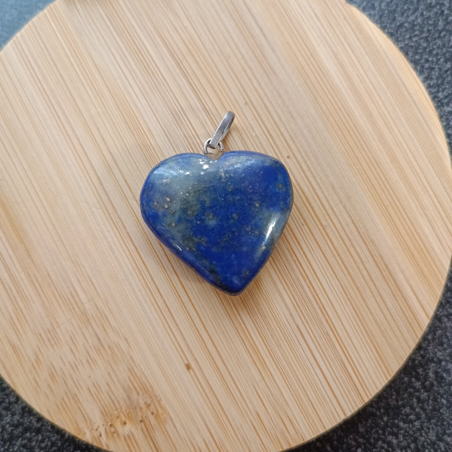 Colgante Lapislázuli forma de corazón