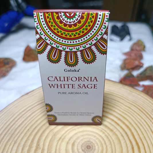 Aceite Aromático Difusor "California White Sage " Marca Goloka