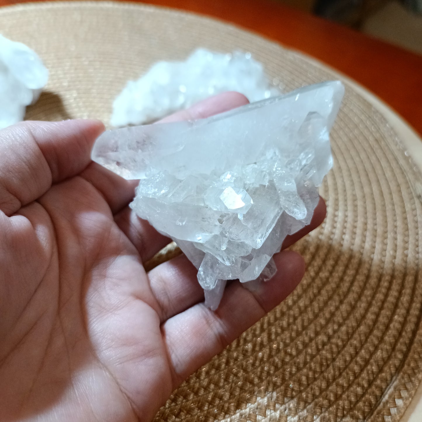 Drusa de Cuarzo Cristal de Roca