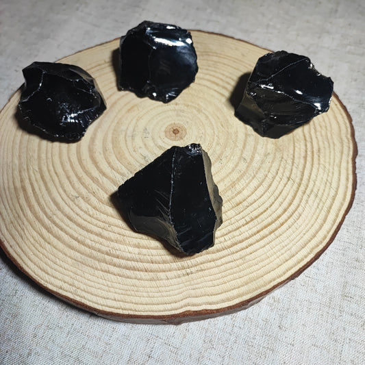 Obsidiana Negra en bruto