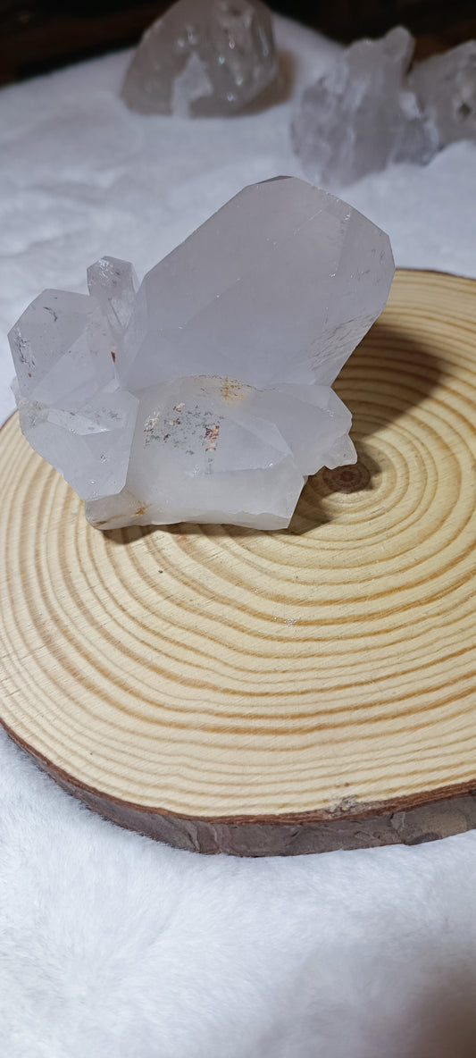 Drusa de Cuarzo Cristal de Roca